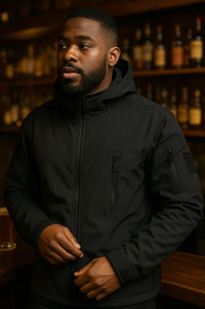 Men’s waterproof hooded jacket