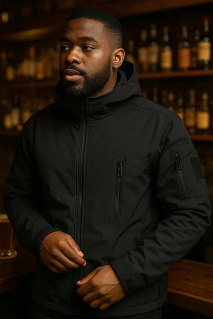 Men’s waterproof hooded jacket