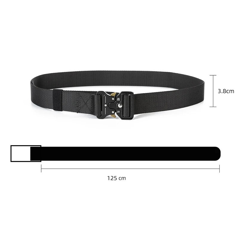 Quick-release tactical belt for outdoor activities, military belt